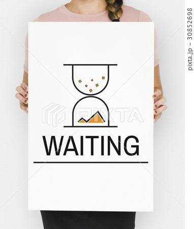 Hourglass Sandglass Timer Icon Word 30852698