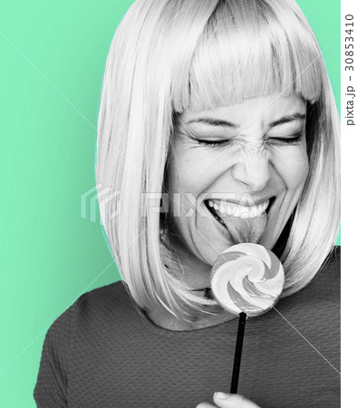 Studio People Shoot Portrait Isolated 30853410