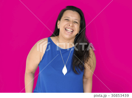 Happiness woman is smiling to camera Happiness woman is smiling to camera 30853439