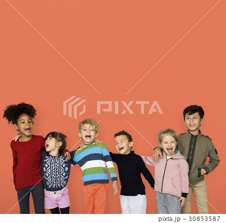 Little Children Together Hangout Smiling Little Children Together Hangout Smiling 30853587