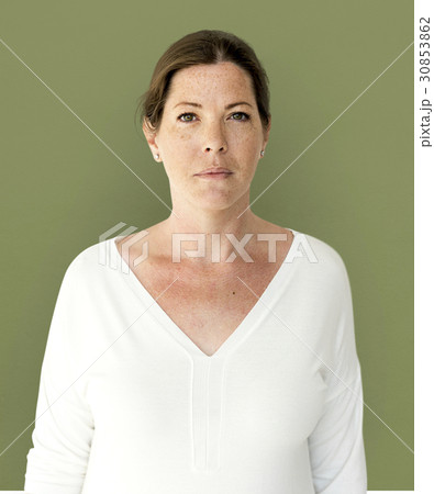 Woman casual studio portrait shoot Woman casual studio portrait shoot 30853862
