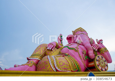 Pink Ganesha Statue at Saman Rattanaram Pink Ganesha Statue at Saman Rattanaram 30854673