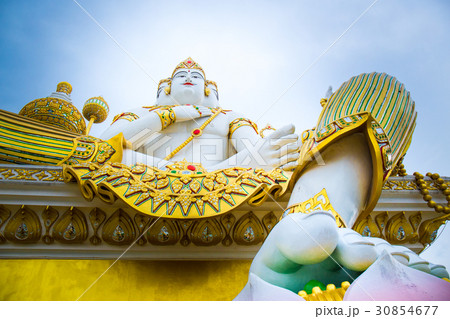 Statue of Brahma at Wat Saman Rattanaram Statue of Brahma at Wat Saman Rattanaram 30854677