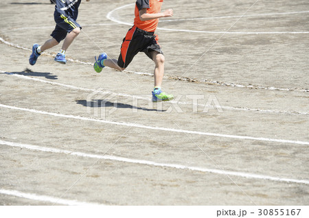 運動会イメージ（徒競走） 30855167