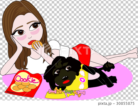 愛犬とおやつ 30855875