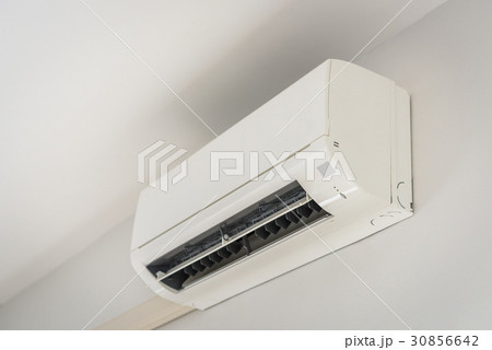 Air conditioner on wall background Air conditioner on wall background 30856642
