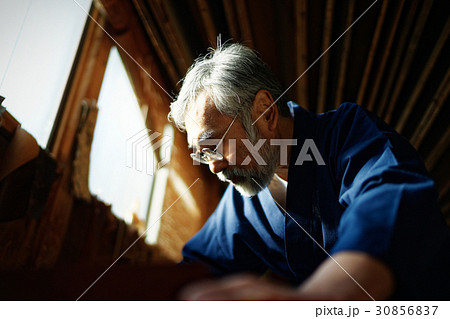 藍染 手捺染 男性 藍染 手捺染 男性 30856837