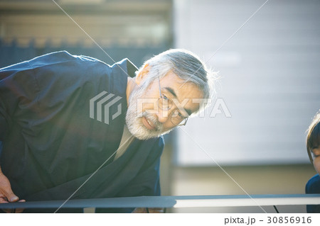 藍染 手捺染 乾燥 藍染 手捺染 乾燥 30856916