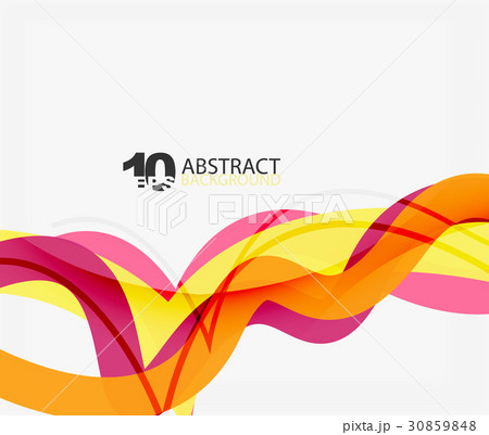 Vector wave lines abstract background Vector wave lines abstract background 30859848