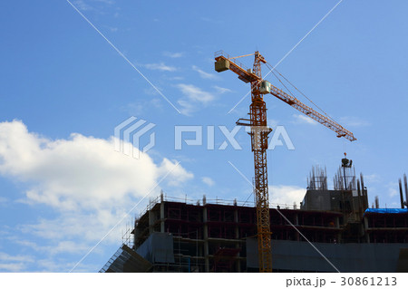 construction site building industry with machinery 30861213