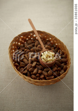 ナット 皮 バスケット 30861666