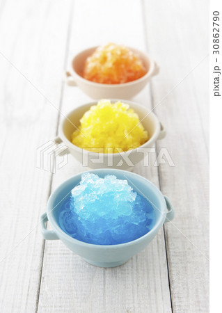 ブルーシャーベット イエローシャーベット オレンジシャーベット 30862790