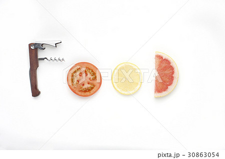 ヌキ 切り抜き レモン 30863054