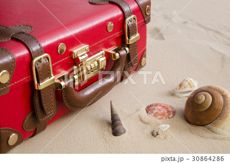 砂の背景 そら 旅行用バッグ 30864286