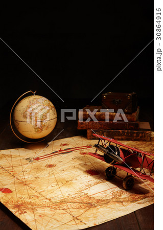 古書籍 古地図 古風 30864916