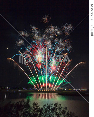 やつしろ全国花火競技大会の花火 30869039
