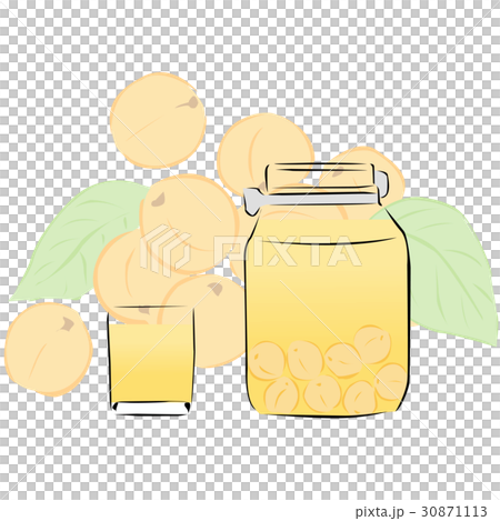 あんず酒　＜お酒のイラスト＞ 30871113