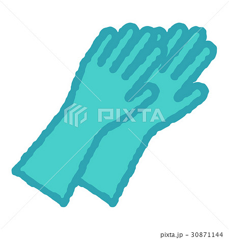 ゴム手袋のイラスト素材