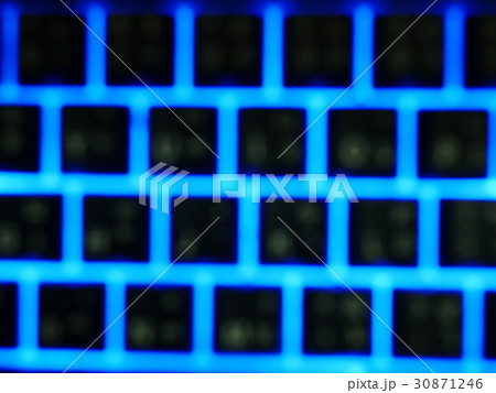abstract concept blurred defocused blue light tech 30871246