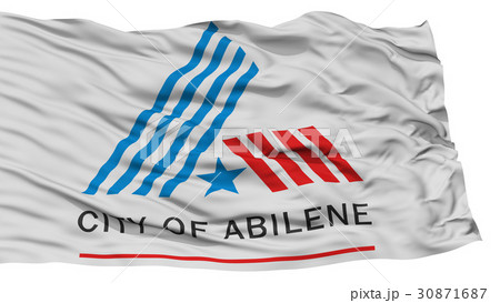 Isolated Abilene City Flag, USA Isolated Abilene City Flag, USA 30871687