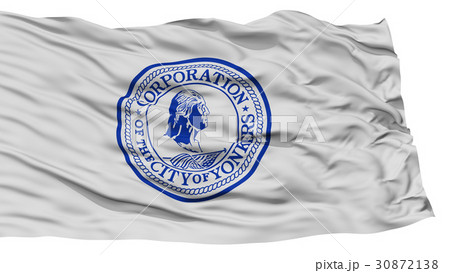 Isolated Yonkers City Flag, USA Isolated Yonkers City Flag, USA 30872138