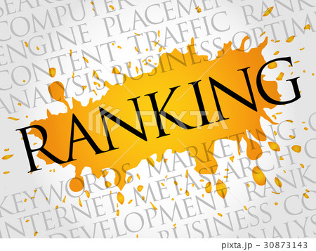 Ranking word cloud, business concept 30873143