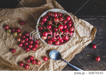 Panama berry fruits on the dark background Panama berry fruits on the dark background 30874545