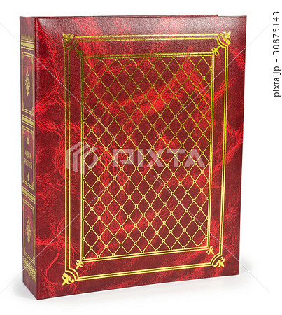 The color red photo albums on wite backround The color red photo albums on wite backround 30875143