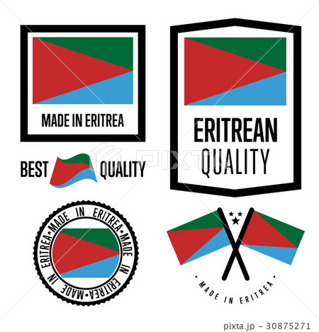 Eritrea quality label set for goods 30875271