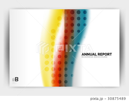 Blur wave business print template, abstract Blur wave business print template, abstract 30875489