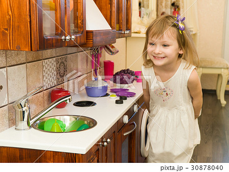 Active little preschool age child, cute toddler 30878040