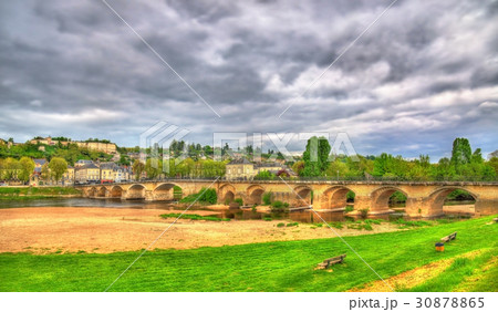 Pont de Chinon, a bridge across the Vienne in 30878865
