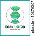 biotechnology dna logotype. Medicine, science 30879207