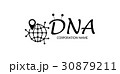 biotechnology dna logotype. Medicine, science 30879211