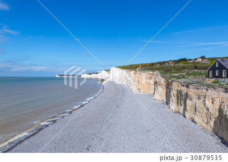 Seven sisters cliffs in Sussex. Seven sisters cliffs in Sussex. 30879535