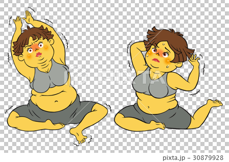 Set of women who diet yoga Set of women who diet yoga 30879928