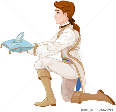 Prince Presents a Glass Slipper 30882294