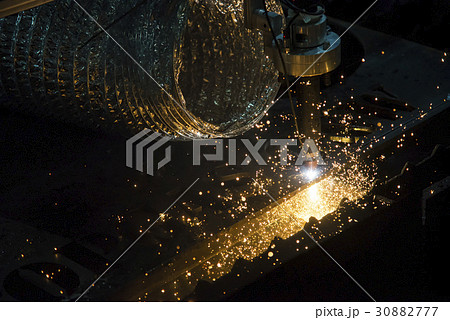 The laser cutter machine  30882777
