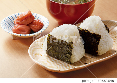 おにぎりの写真素材