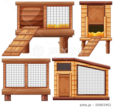 Different designs of animal coops 30883962