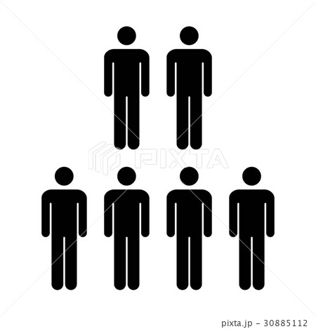 People Icon - Vector Group of Men Team Building People Icon - Vector Group of Men Team Building 30885112