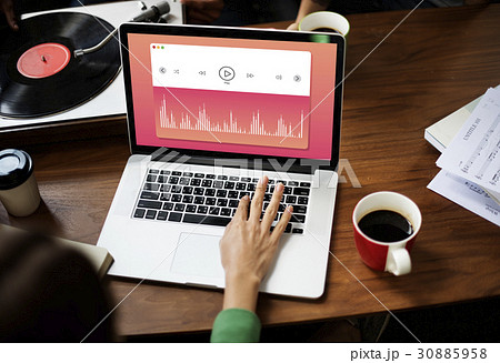 Music Video Player Multimedia Concept 30885958