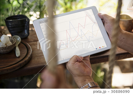 Statistics Chart Data Graph Report Information 30886090