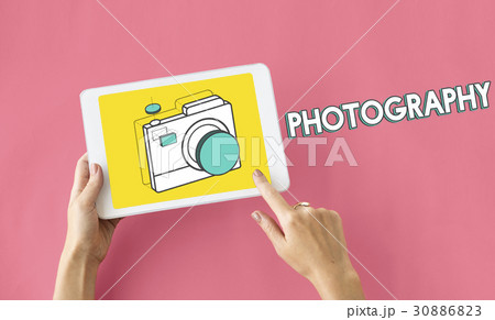 Digital camera illustration photography graphic 30886823