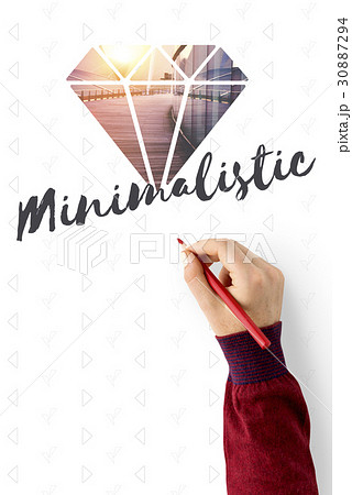 Minimalistic Simplicity Pragmatism Diamond Word Minimalistic Simplicity Pragmatism Diamond Word 30887294