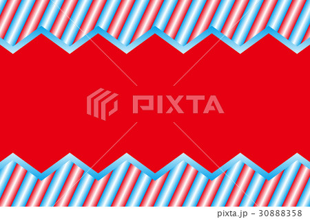背景素材,フォトフレーム,写真枠,ギザギザ,ジグザグ,かわいい,縞模様,しましま柄,ストライプ,名札 30888358