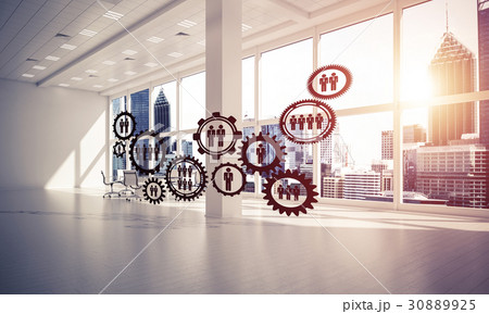Networking and wireless connection as concept for effective modern business 30889925