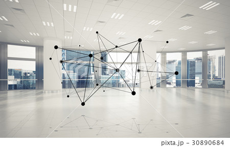 Networking and wireless connection as concept for effective modern business 30890684