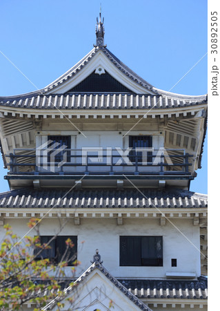 今治城天守を南東から見る 30892505