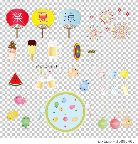 夏の素材  30893403